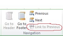 Link to Previous Menu Option in Word